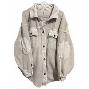 Free People Ruby Jacket Stone Women's Size Medium
